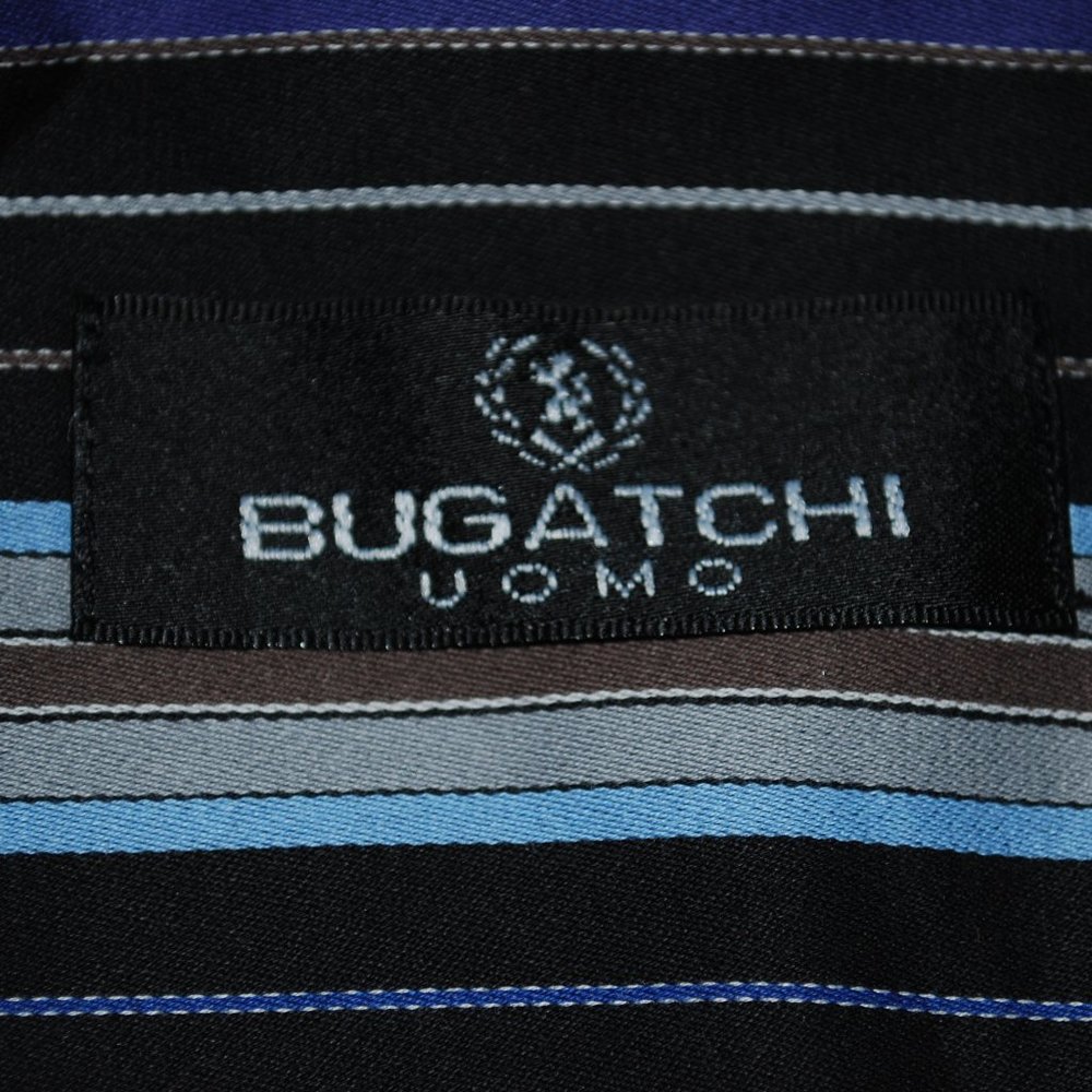 Striped Bugatchi Button Down Size Large - image 5